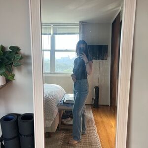 Faded Glory Light Blue Straight Leg Jeans